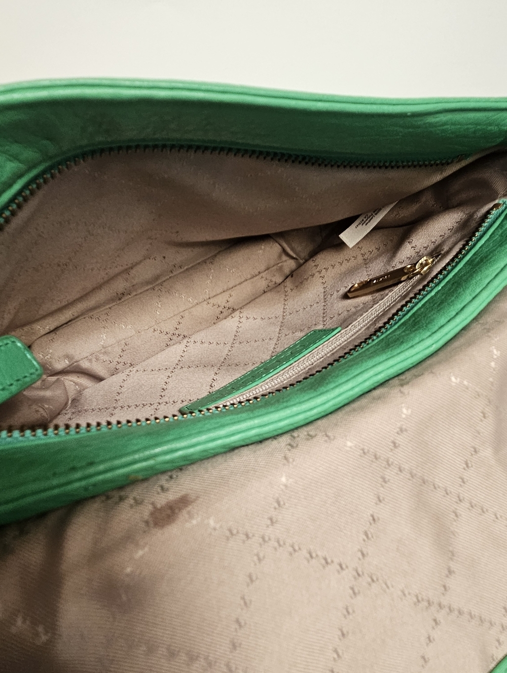 Talbots Leather Crossbody Bag Green - Picture 3 of 6